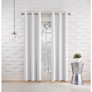 No918 Webster Curtain White 80 in. W X 84 in. L - 1 of 1