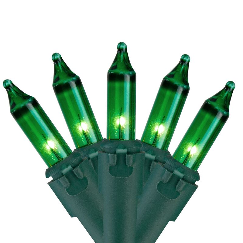Northlight 100ct Mini String Lights Green - 20.25' Green Wire, 1 of 4