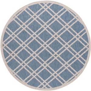 Beach House BHS282 UV & Stain Resistant Non-Shedding Power Loomed Indoor/Outdoor Rugs - Safavieh - 1 of 4