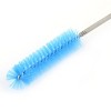 Unique Bargains Aquarium Flexible Spring Air Tube Hose Pipe Cleaning Brush Blue 66 inch Length - 2 of 3
