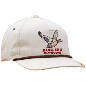 Burlebo Men Cream Burlebo Outdoors Snapback Duck Cap - 1 of 2