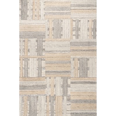 Nuloom Deco Striped Tile Wool Area Rug