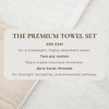 Ultra-Soft Cotton and Modern Linen-Like Border Bath Towels - Great Bay Home - 2 of 4
