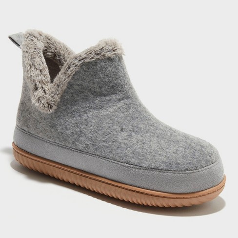 grey boot slippers womens