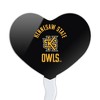 Kennesaw State Owls Heart Love Cupcake Picks Toppers Decoration Set of 6 - 2 of 4