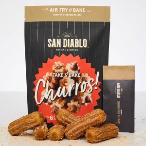 San Diablo Filled Take & Bake Frozen Churros Dulce de Leche - 7oz/6ct - 1 of 4