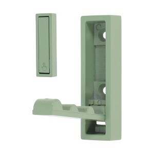 Unique Bargains 90° Foldable Coat Hook Invisible Perforated Fixed Wall - 1 of 4