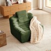 Sapphtopaz 1pc Accent Chair Upholstered Swivel Chair with Switchable Head Pillow and Waist Pillow, Oversize Glider Chair Comfy Chair for Living Room - 4 of 4