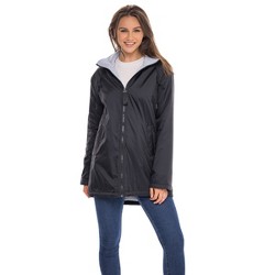 Women's Long Puffer Vest With Hood - S.e.b. By Sebby Olive Large : Target