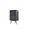 Chery Life 22.25" Floor Coner Cabinet with Tempered Glass Door & Storage Shelves for Bathroom, Living Room - 2 of 4