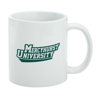 Mercyhurst University Secondary Logo Ceramic Coffee Mug Novelty Gift Mugs for Coffee Tea and Hot Drinks 11oz White
