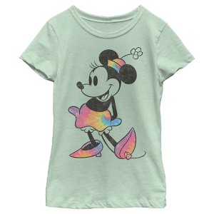 Girl's Disney Tie Dye Minnie T-Shirt - 1 of 4