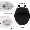 Toilet Seat Round,/Elongated Toilet Lid Soft-Slow Close, Heavy Duty Toilet Seat, Easy to Install, Universal Fit - 3 of 4