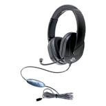 HamiltonBuhl MACH-2 Multimedia Stereo Headset - Over-Ear with Steel Reinforced Gooseneck Mic