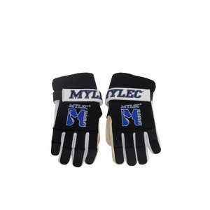 MyLec Men's Hockey Gloves, Strap with Perfect Fit, Printed Branding Logo, Hockey Stuff with Tough Leather Palm, Lightweight, Durable & Breathable, Protected with EVA Foam - 1 of 4