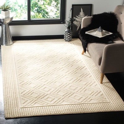 Vermont VRM212 Hand Woven Area Rug - Ivory - 8'x10' - Safavieh.
