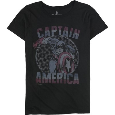 Junk Food Womens Captain America Graphic T-Shirt