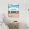 Amanti Art Amargosa Hotel in Death Valley Junction by Tom Windeknecht Canvas Wall Art Print Framed - 4 of 4