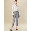 INSPIRE CHIC Women's High Waist Elastic Back Two Slant Pockets Office Work Ankle Pants - 2 of 4