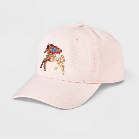 Kids' Unicorn Patch Baseball Hat - Cat & Jack™ Pink
