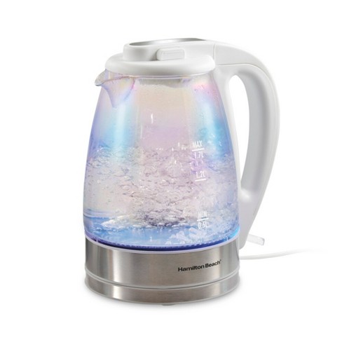 Hamilton Beach 1.7 Liter Irid Glass Kettle 41055 Target