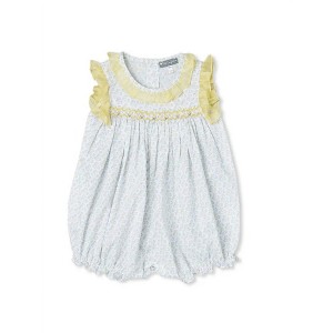 Girl ' Floral Smocked Ruffle Romper - Petit Confection - 1 of 1