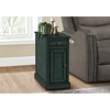 FONTOI Side Table with Storage Drawer&Cabinet, Bedside Table with Clapboard, Nightstand for Living Room, Bedroom, Blue, 21.75"*24.25"*11.75" - 2 of 4