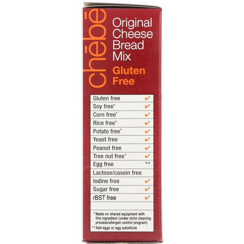 Chebe Gluten Free Original Cheese Bread Mix - Case of 8/7.5 oz, 5 of 7