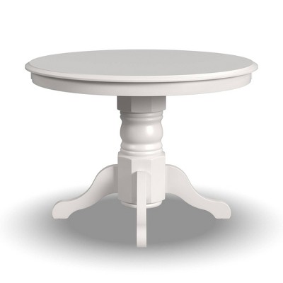Warwick Off-White Round Wood Dining Table, 42"