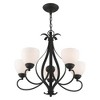 Livex Lighting Brookside 5 - Light Chandelier in  Black - 4 of 4
