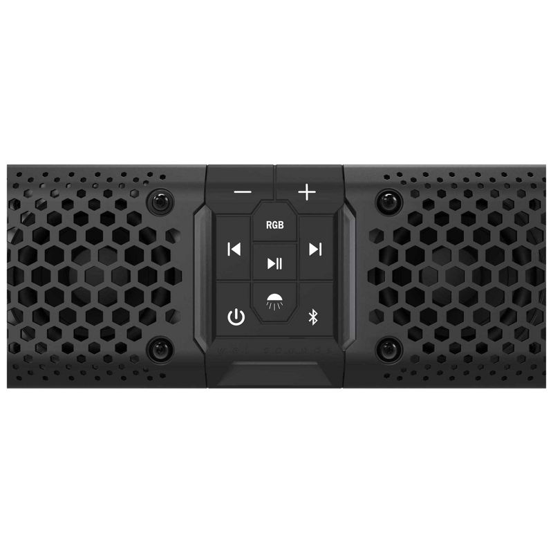 Wet Sounds STEALTH XT Soundbar - All-In-One IP67 Weatherproof 300-Watt Amplified Bluetooth Soundbar With Remote - Black, 5 of 9