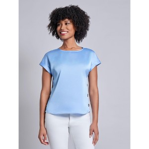 Jones New York Button Detail Blouse - 1 of 3