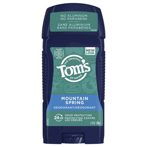 pk voor huiselijk Tom's Of Maine Men's Deodorant - Mountain Spring - 2.8oz : Target