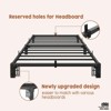 Jojoka Twin/Full/Queen Metal Bed Frame, 6/8/10/14" High Platform with Iron Slats, No Box Spring or Screws Needed, Heavy Duty Support Up to 800 lbs - 3 of 4