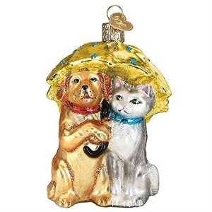 Old World Christmas Blown Glass Ornament for Christmas Tree, Raining Cats & Dogs - 1 of 4