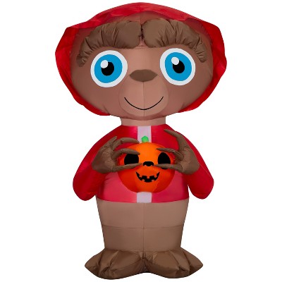 Gemmy Airblown Inflatable ET w/JOL Universal , 3 ft Tall, Multicolored