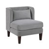 Corduroy Upholstery Modern Accent Chair with Foam Seat, Reversible Cushions, Removable Cover and Pillow - 3 of 4