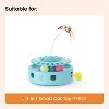 Potaroma 3-in-1 Automatic Cat Toy with Butterfly & Feather, Battery Operated Interactive Kitten Toy with Replacements - 3 of 3