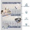 homfan Vintage Printed Carpet Runner, Non-Shedding Farmhouse Floor Cover, Foldable Ultra-Thin Accent Rugs, Easy Cleaning, for Bedroom, Kitchen - 2 of 4