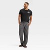 Men's Be Good Short Sleeve Pajama Set - Goodfellow & Co™ Black - 3 of 3