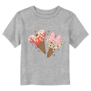 Mickey & Friends Ice Cream Cone Couple T-Shirt - 1 of 3