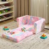 Karl Home 1-Piece Full Sponge Kids Single Folding Sofa Bed with Luminous Feature - 4 of 4