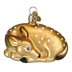 Old World Christmas Blown Glass Ornament for Christmas Tree, Fawn - 1 of 4
