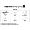 Design Ideas MeshWorks Metal Storage Wood Top Workbench Shelving Unit - image 2 of 4