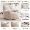 TUYOHW Soft Corduroy Bean Bag Chair,No Assembly Required with Memory Foam Fill,Plush & Cozy Lounger - 4 of 4