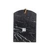 Arched Rectangle Cutting Board Black Marble & Leather - 4 of 4