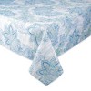 Design Imports  Blue Watercolor Paisley Print Outdoor Tablecloth 60X120 - 2 of 4