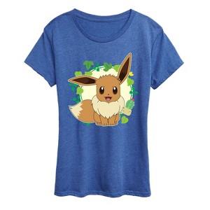 Women's - Pokémon - Eevee Leaves Short Sleeve Graphic T-Shirt - 1 of 4