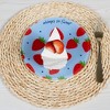 Pavilion Gift Company - Strawberries - 8" Glass Appetizer Plate - Serving Platters - 2 of 4