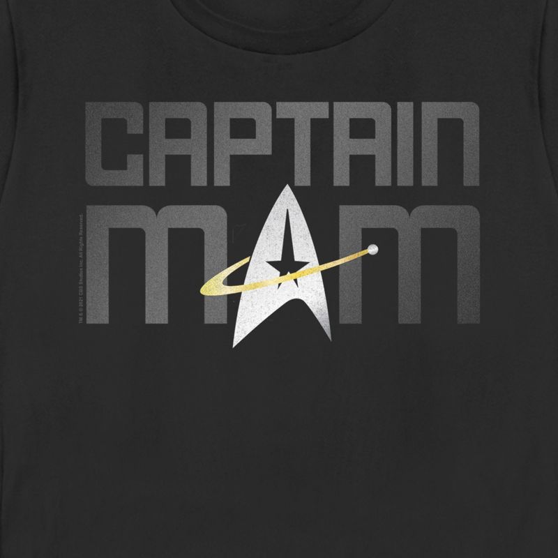 Women's Star Trek: The Next Generation Captain Mom  T-Shirt -  -, 2 of 5